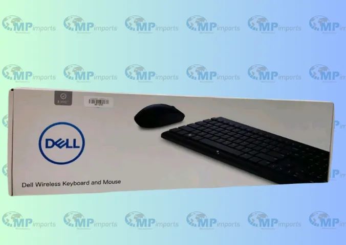 Loja MP Imports: Teclado e Mouse Sem Fio Dell KM3322W, USB, ABNT2, Preto - Foto 2