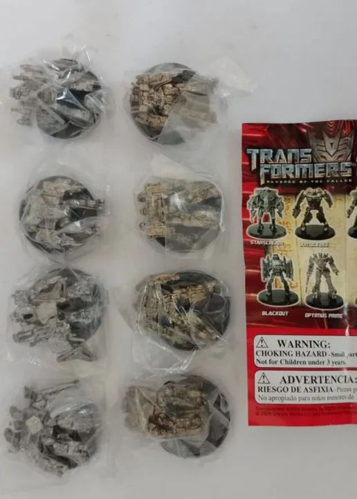 Kit 8 Bonecos Transformers Antigos