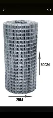 Galvanizada Rolo de Tela Galvanizada Reforçada Viveiro,Cercado,Galinheiro  - Foto 4