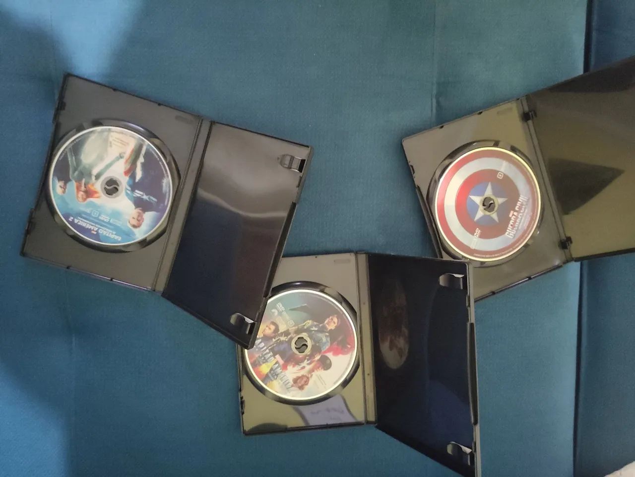 Trilogia Capitão América em DVD - Marvel - Foto 2