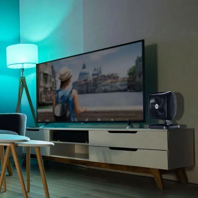 Ventilador De Mesa/ Parede 30Cm 130W Preto 220V  - Foto 5