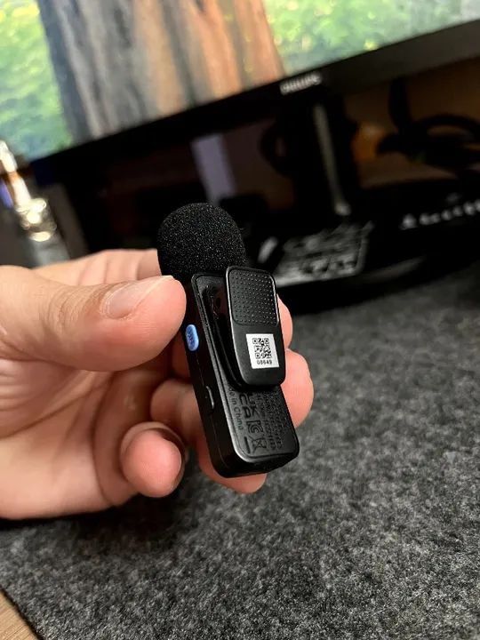 ? Microfone de lapela para iPhone Boya BY-V1 - Estado de Novo! ? - Foto 5