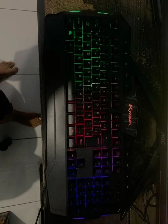 Teclado Gamer com Iluminação RGB - Foto 2