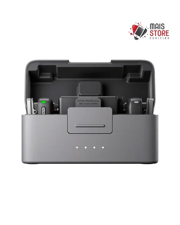 Microfone Dji Mic Mini (2 TX + 1 RX + Charging Case) - (Novo/Lacrado) - Foto 2