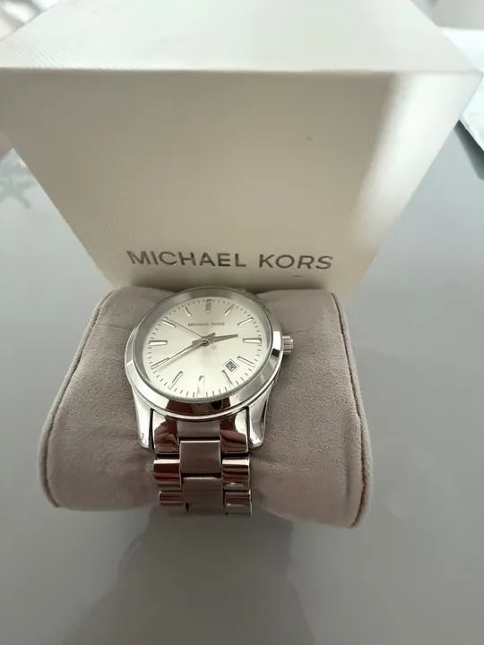 Relógio Michael Kors feminino  Original prata - Foto 3