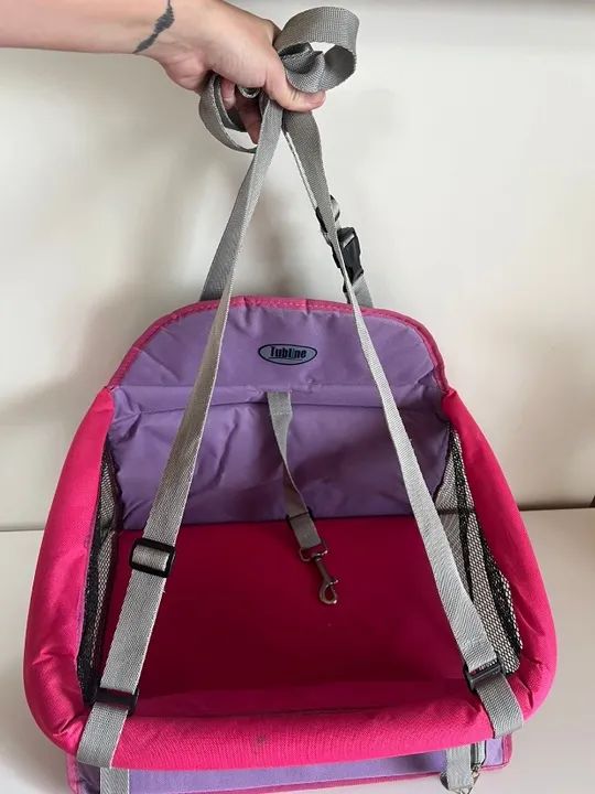 Assento pet para transporte pouquíssimo usado - Foto 5