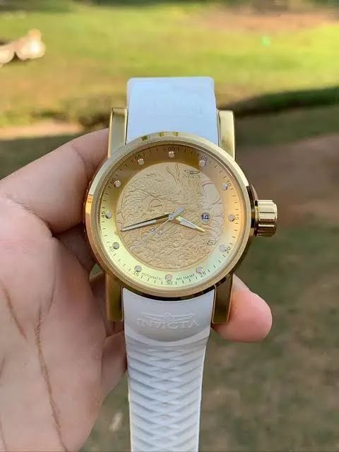 Relógio Invicta Yakuza Dragão Todo Cravejado Novo Na Caixa - Foto 2