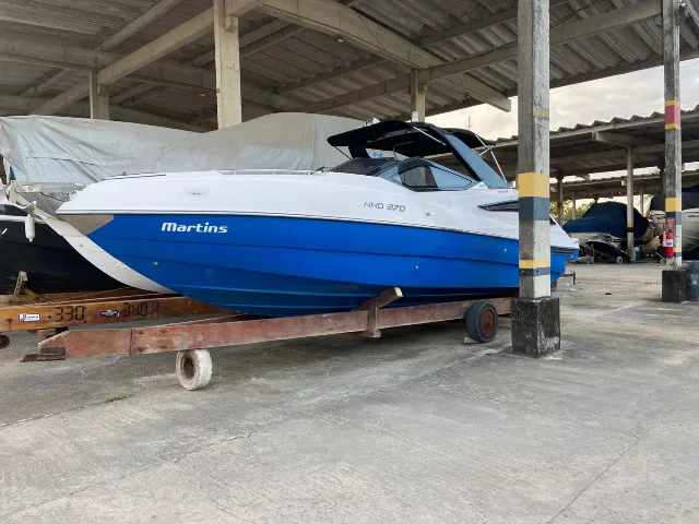 Lancha Seminova NHD 270 Completa de Tudo! C Mercruiser 300 HP