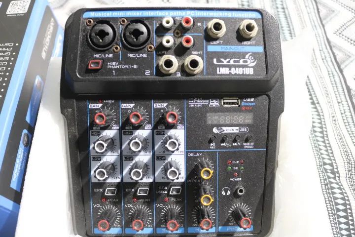 Mesa 4 Canais 0401 Usb Player Rec Bluetooth Efeito Interface - Foto 5