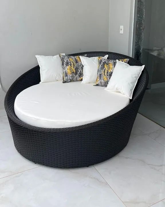 Chaise orbital - Sofá Redondo em fibra 
