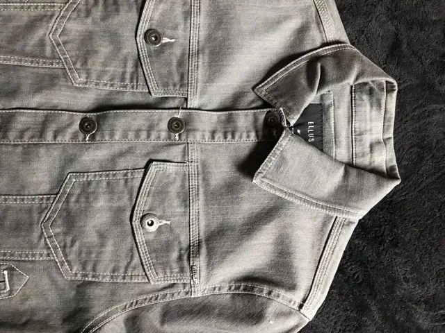 Ellus Jaqueta Jeans (cinza Medio) Tamanho P UNISSEX