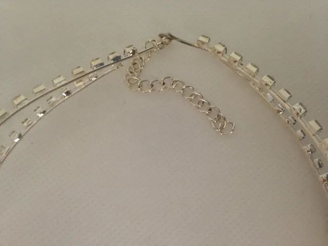 Tiara dupla com pedraria para noivas ou debutantes - Foto 5