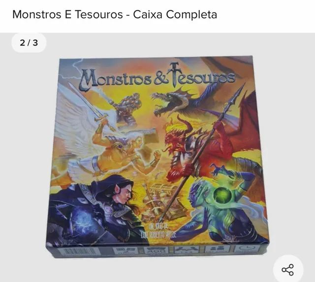 Jogo de cartas Monstros & Tesouros