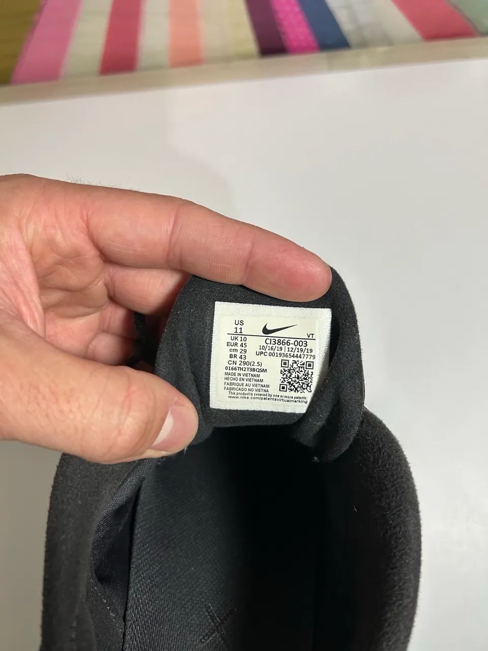 Nike Air Max 270 React Black Oil Grey - Foto 5