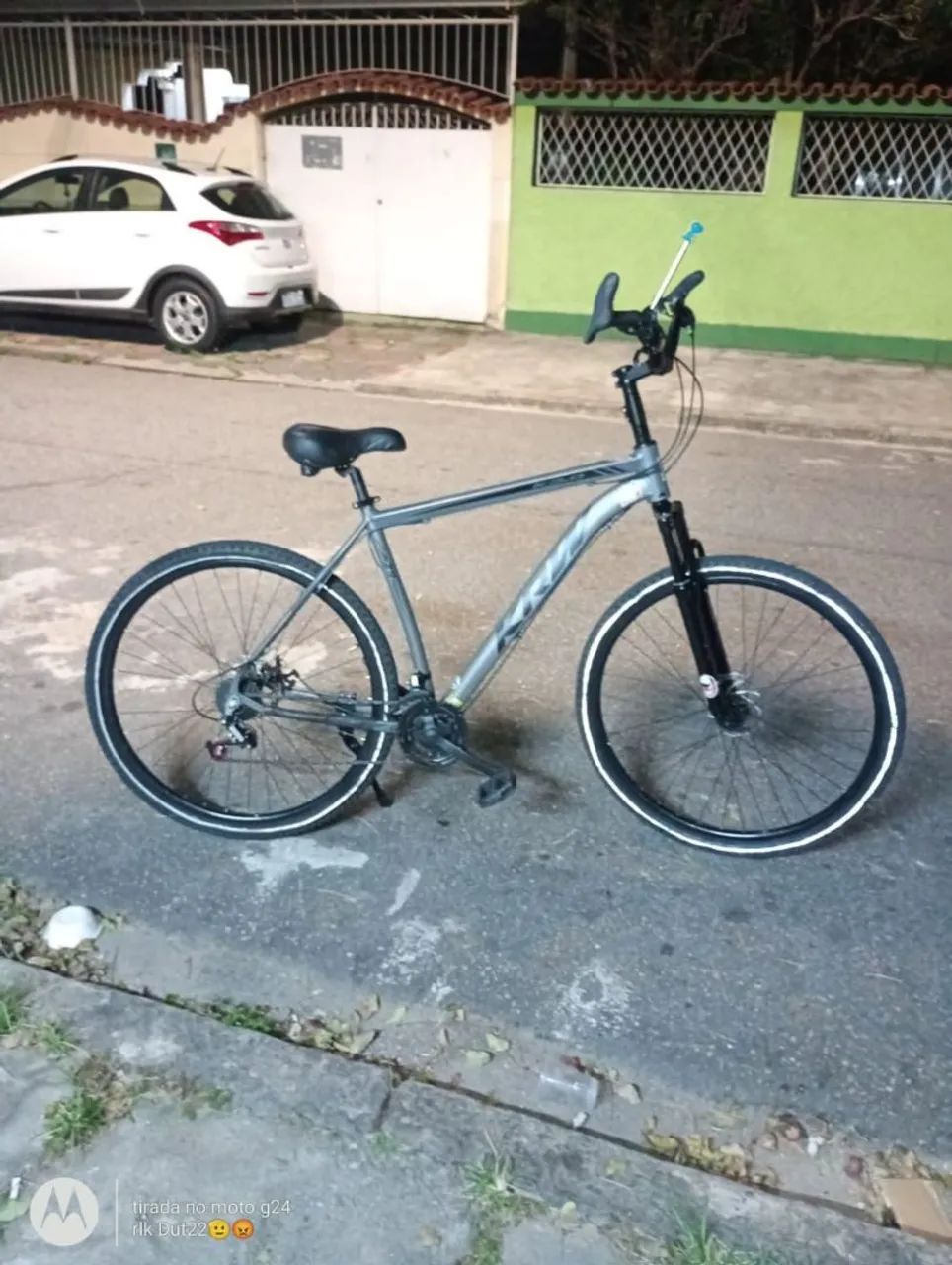 Bicicleta aro 29 KRW, freio a disco, alongador. Muito nova com nota fiscal! - Foto 2