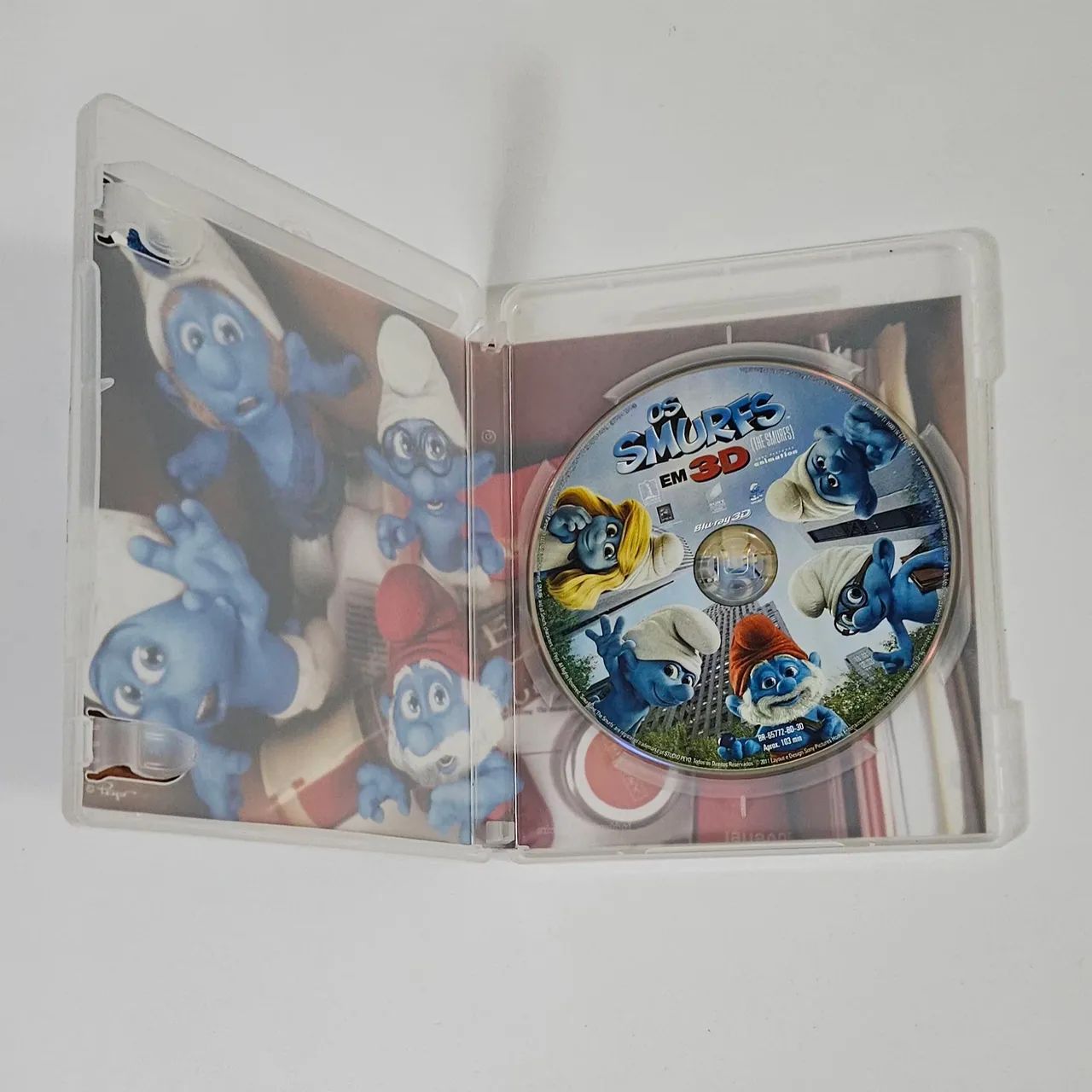DVD Blue Ray Os Smurfs 3D - Foto 3