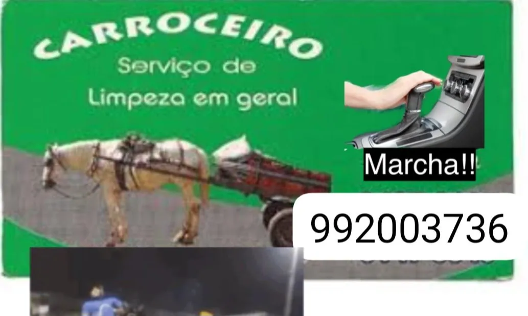 Faço serviço de carroça tiro entulho *