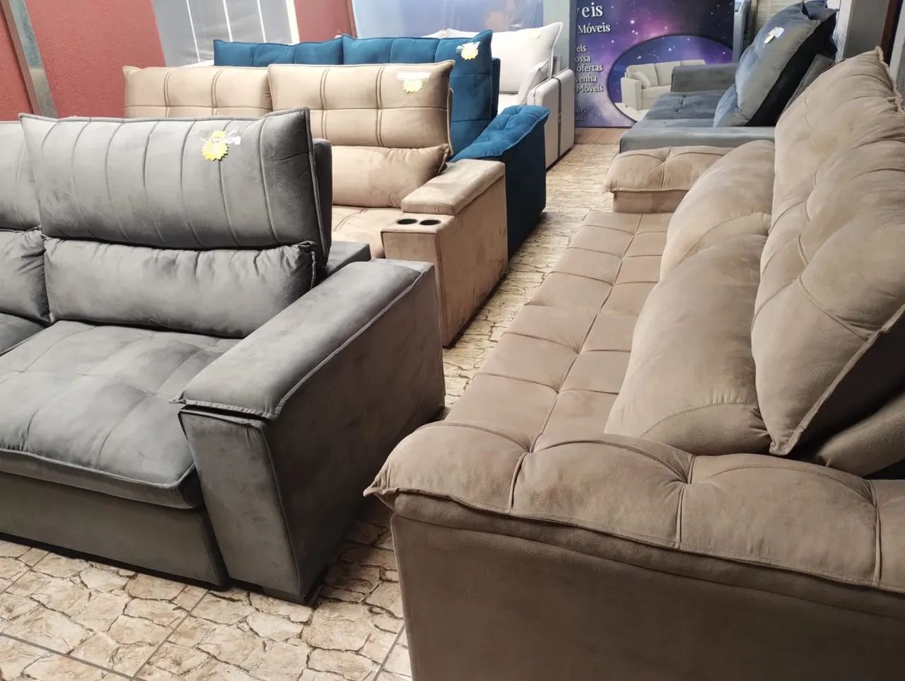 Sofás de qualidade, achadinho de luxo,peça de mostruário e showroom  - Foto 3
