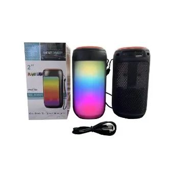 Caixa de Som Luz LED Bluetooth/PENDRIVE/CARTÃO - Foto 2
