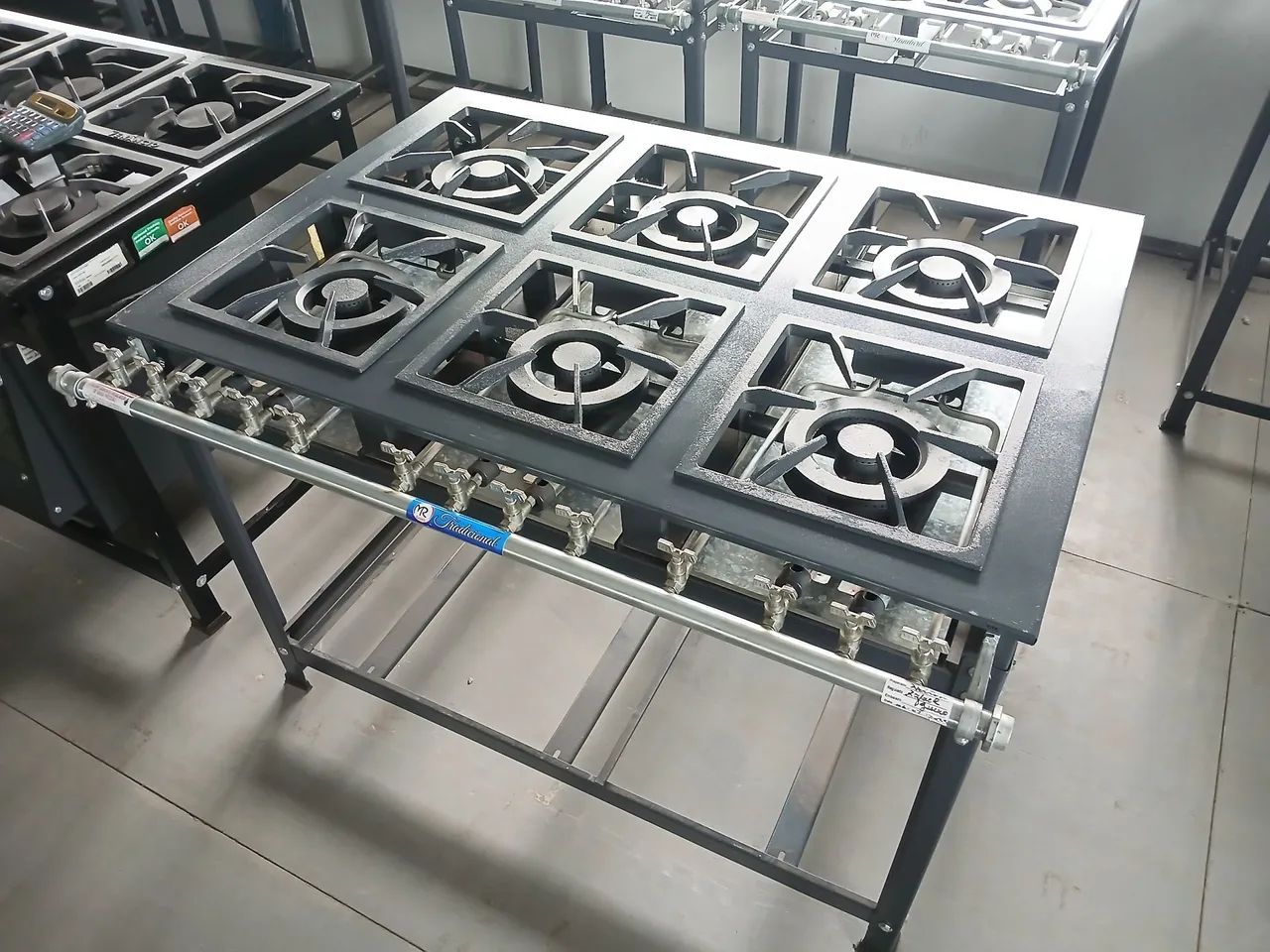 Fogão Industrial 6 Bocas Duplas Mr Fogões  - Foto 2