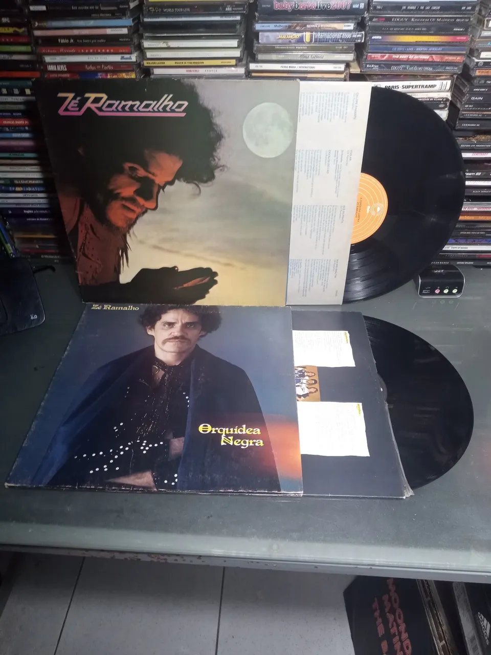 Discos de Vinil Zé Ramalho A Terceira Lâmina e Orquídea Negra