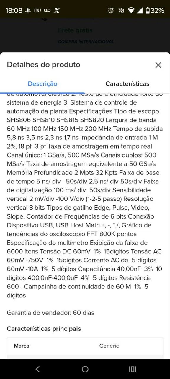 Osciloscópio  - Foto 3