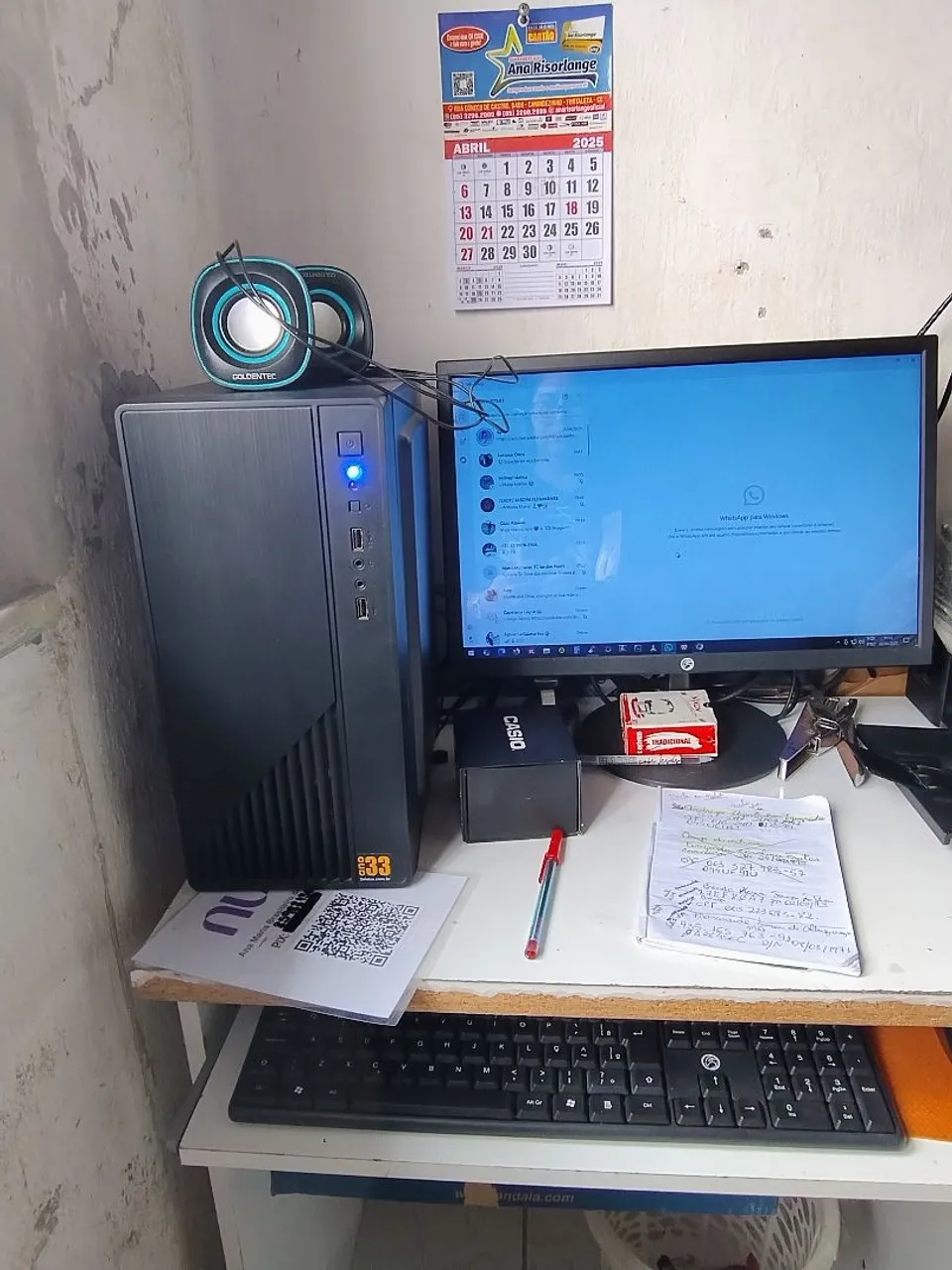 Vendo computador completo Brasil PC i5, 1T mais 8G de memória Windows 10 