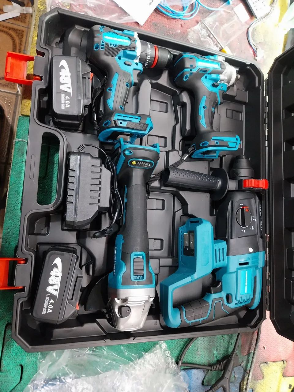 Kit de Ferramentas Elétricas 48V com Maleta Completa64840847352194120