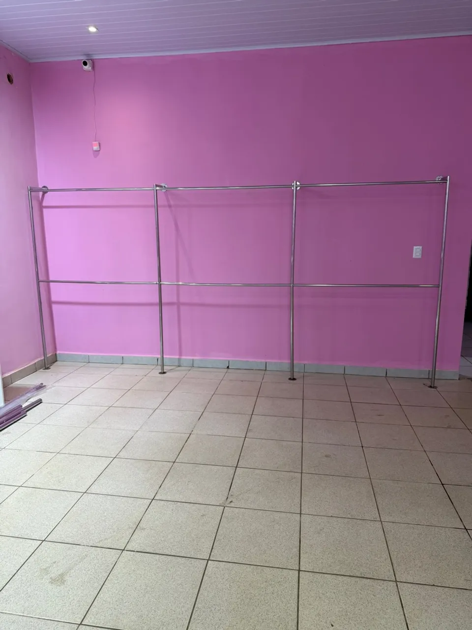 Araras de Aço Inox para Loja