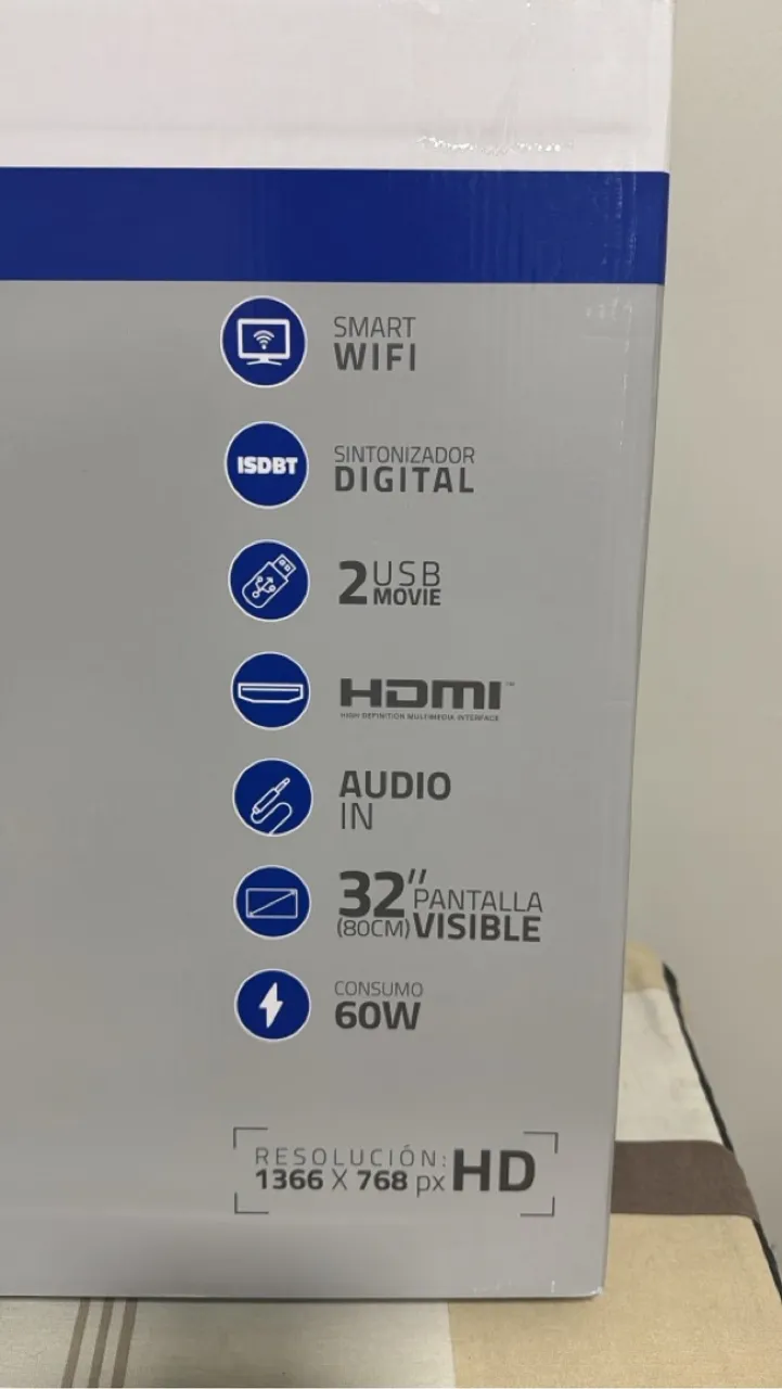 TV 32" Smart Wifi HD