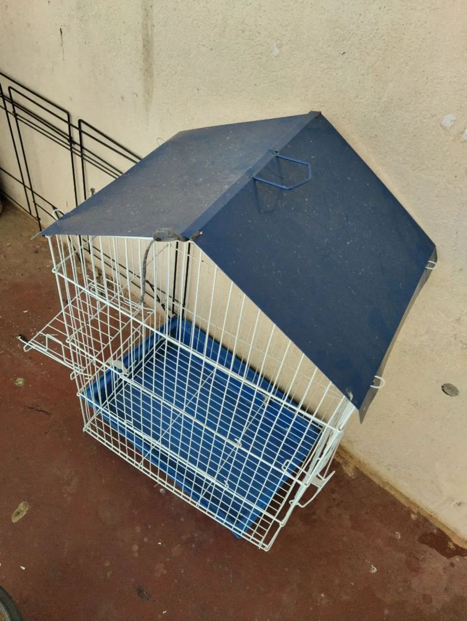 Gaiola com Teto para Animais de Pequeno Porte