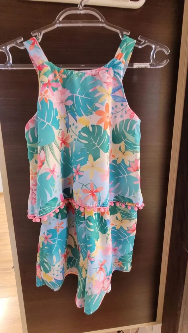 Macaquinho colorido tamanho 6 