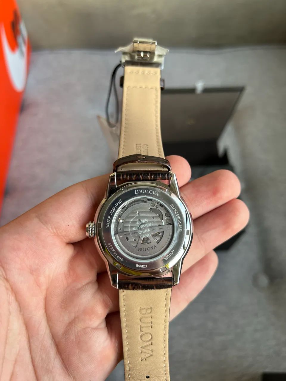 Relógio Bulova Classic Automático Marrom 96A120 - Foto 3