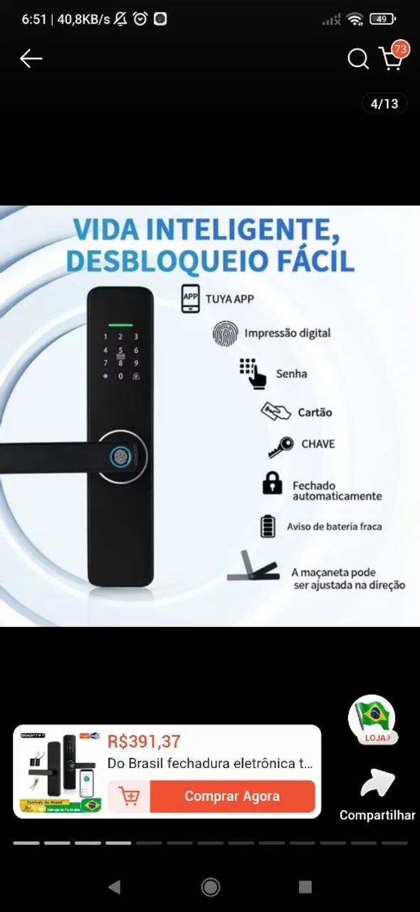 Controle de acesso e fechadura smart - Foto 3
