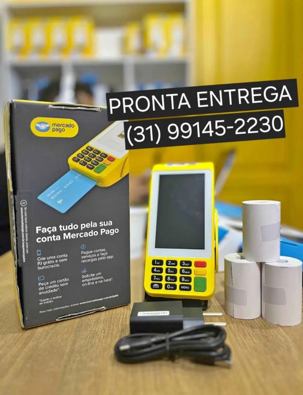 Maquininha de cartão pronta entrega Neves e regia0