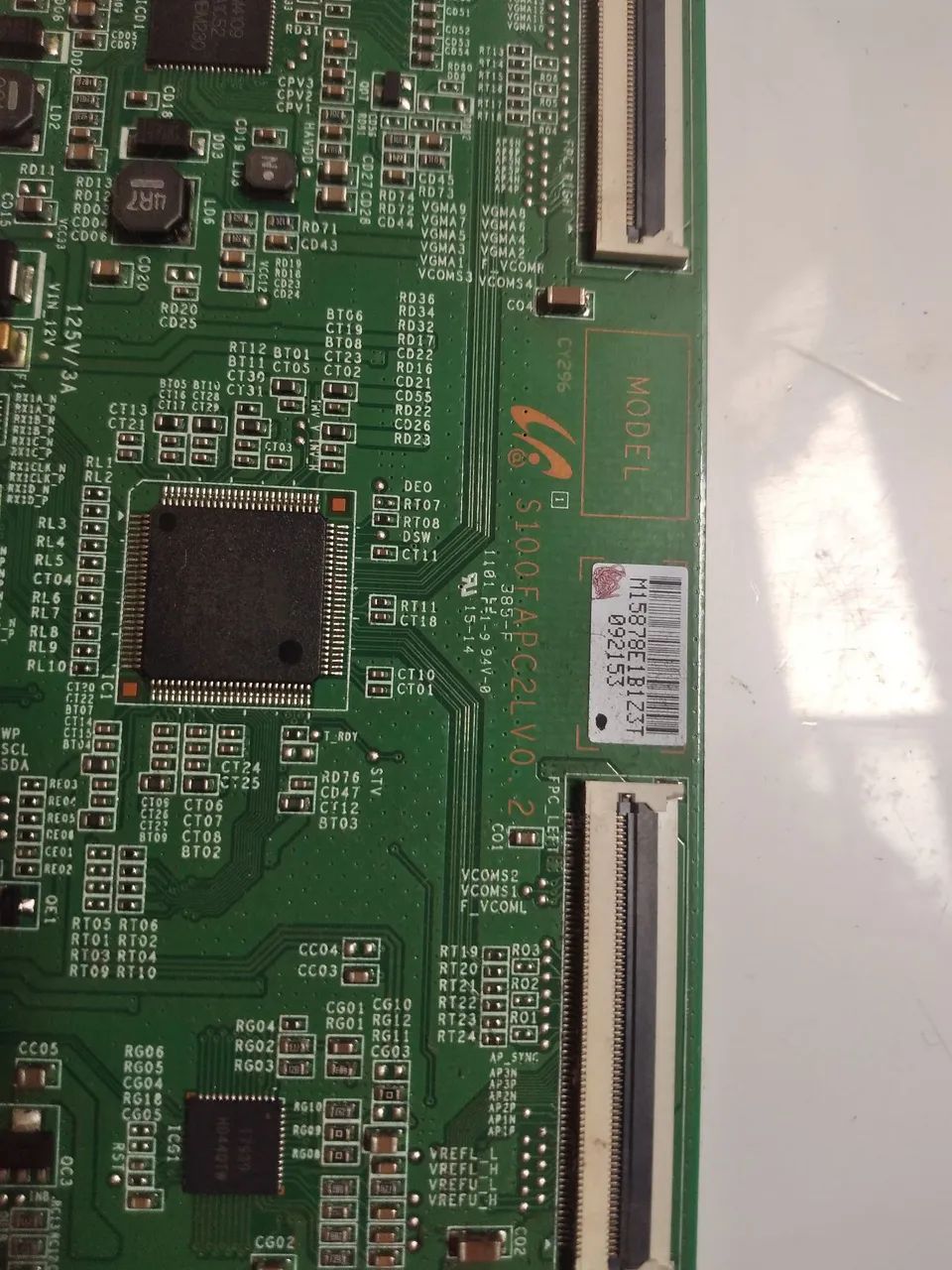 Placa tcon da tv Samsung ln32d550k1g s100fapc2l vo 2 funcionando  - Foto 2