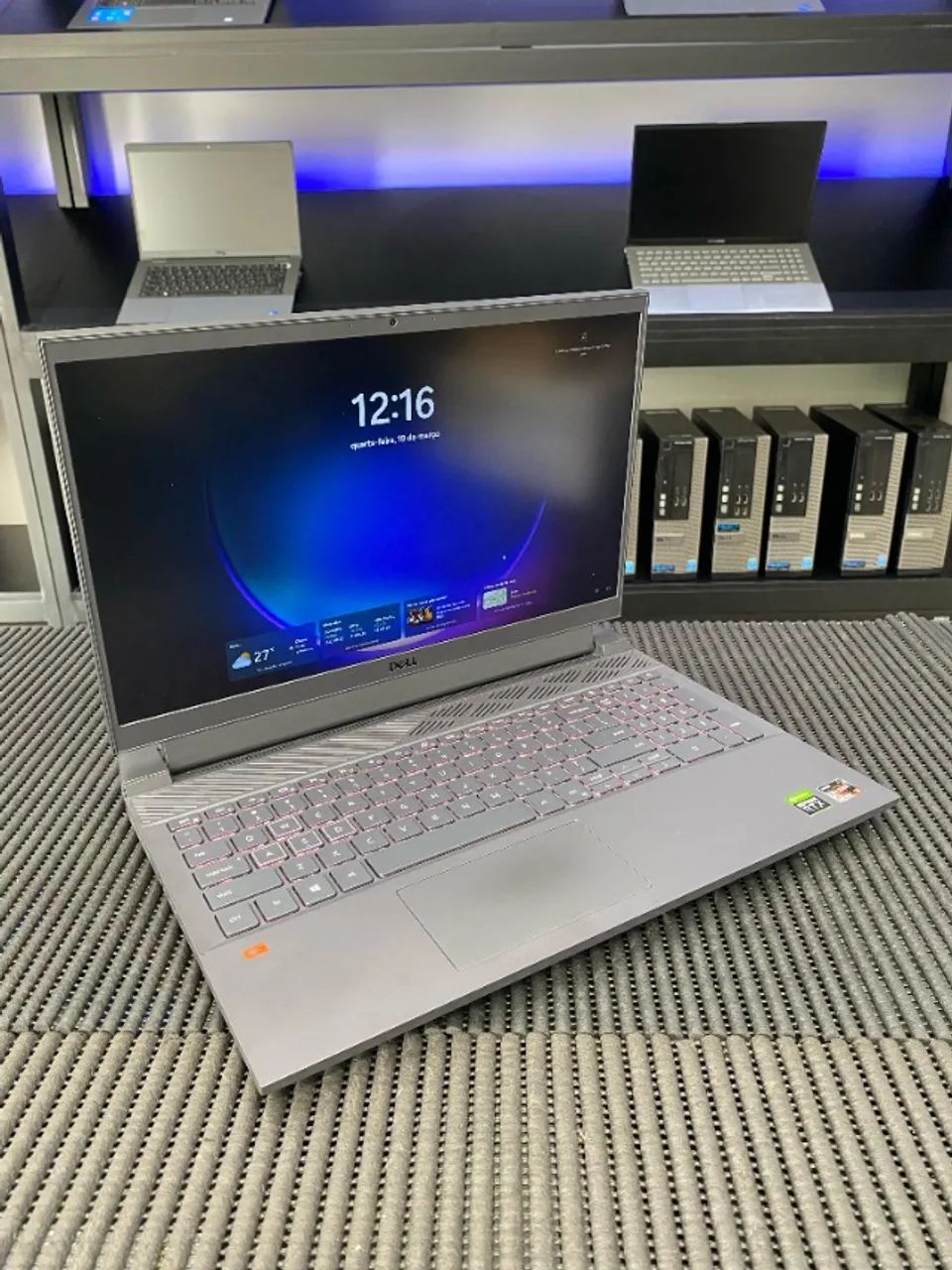 Notebook Dell G15 5515 Ryzen 5-5600H 512Gb SSD 16Gb DDR4 Placa  NVIDIA  Tela 15.6"