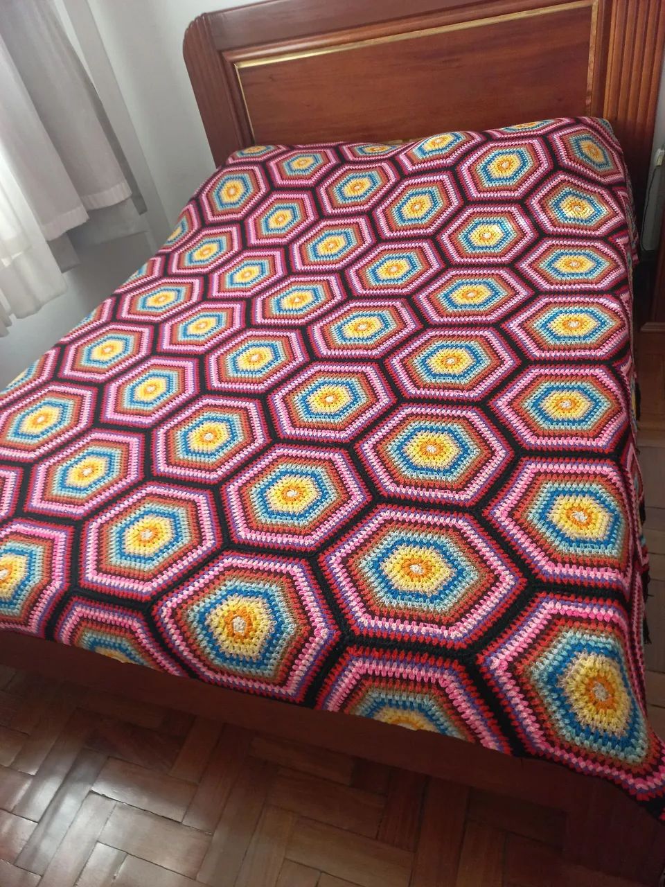 Colcha de Crochê casal  Artesanal