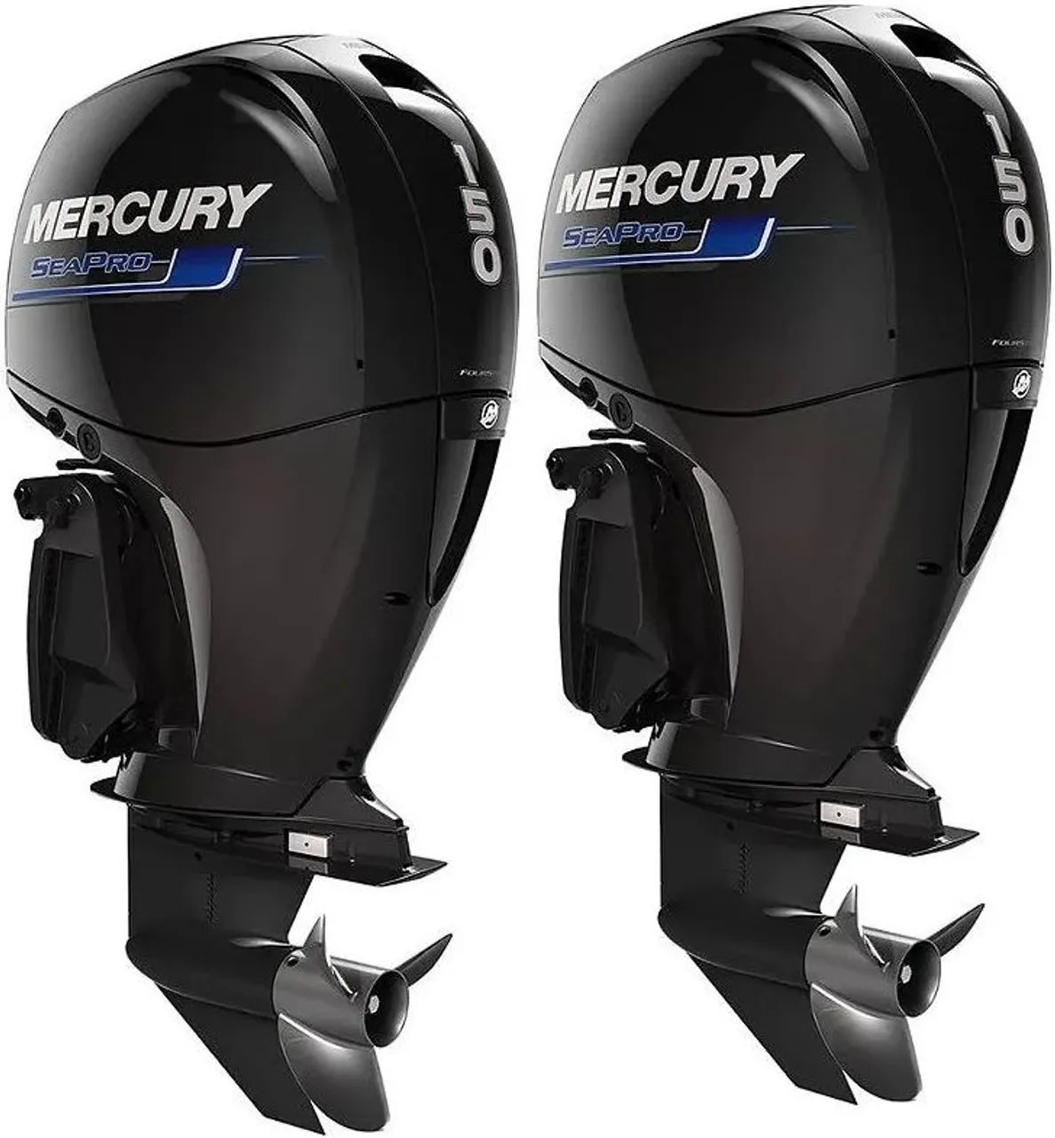 Parelha Motores Mercury 150HP Sea Pro 4 Tempos - Motor de Popa 