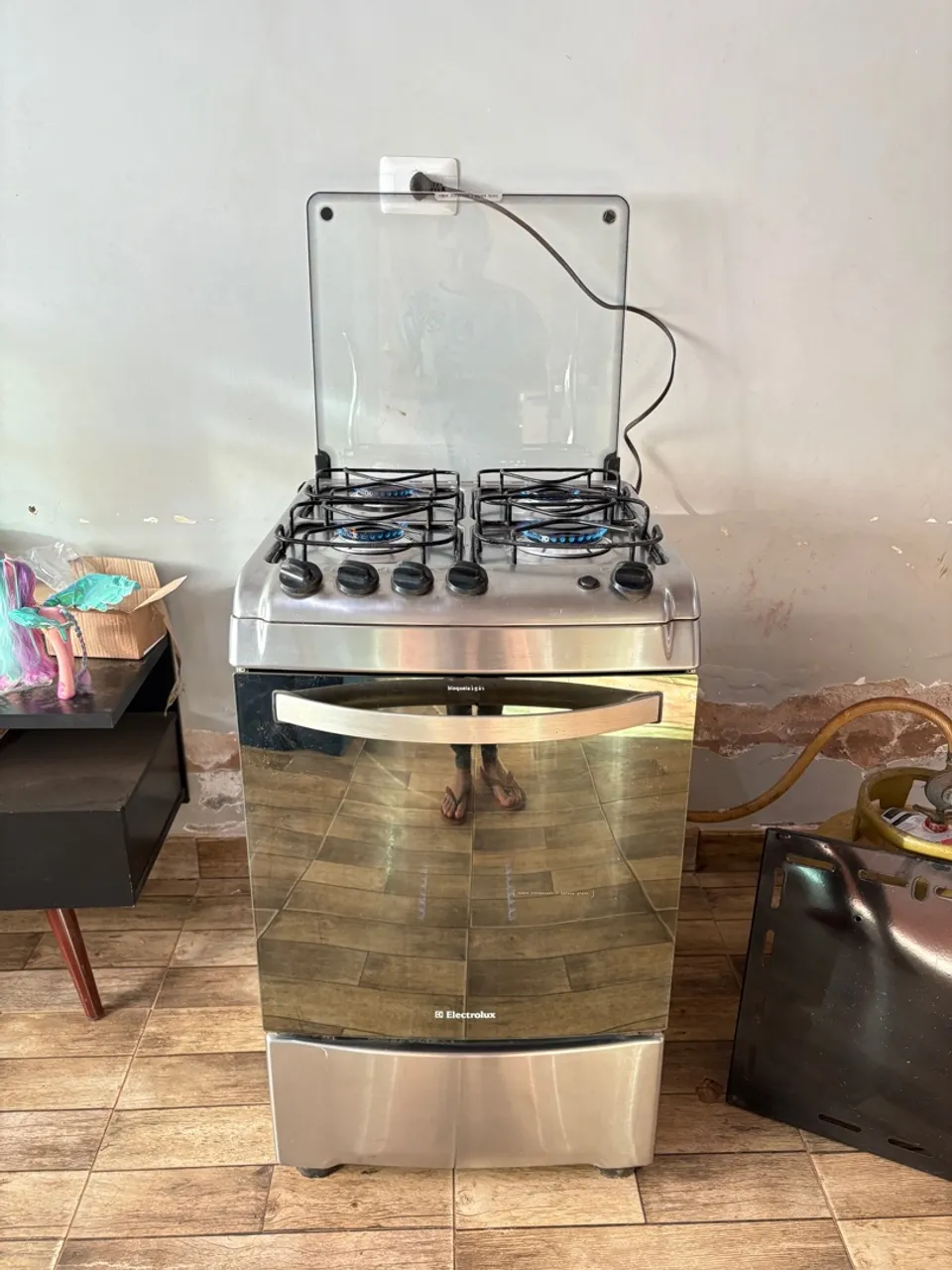 Fogão Electrolux 4 bocas com acendimento automático