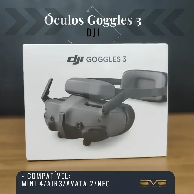 Óculos Goggles 3 DJI, Lacrado!