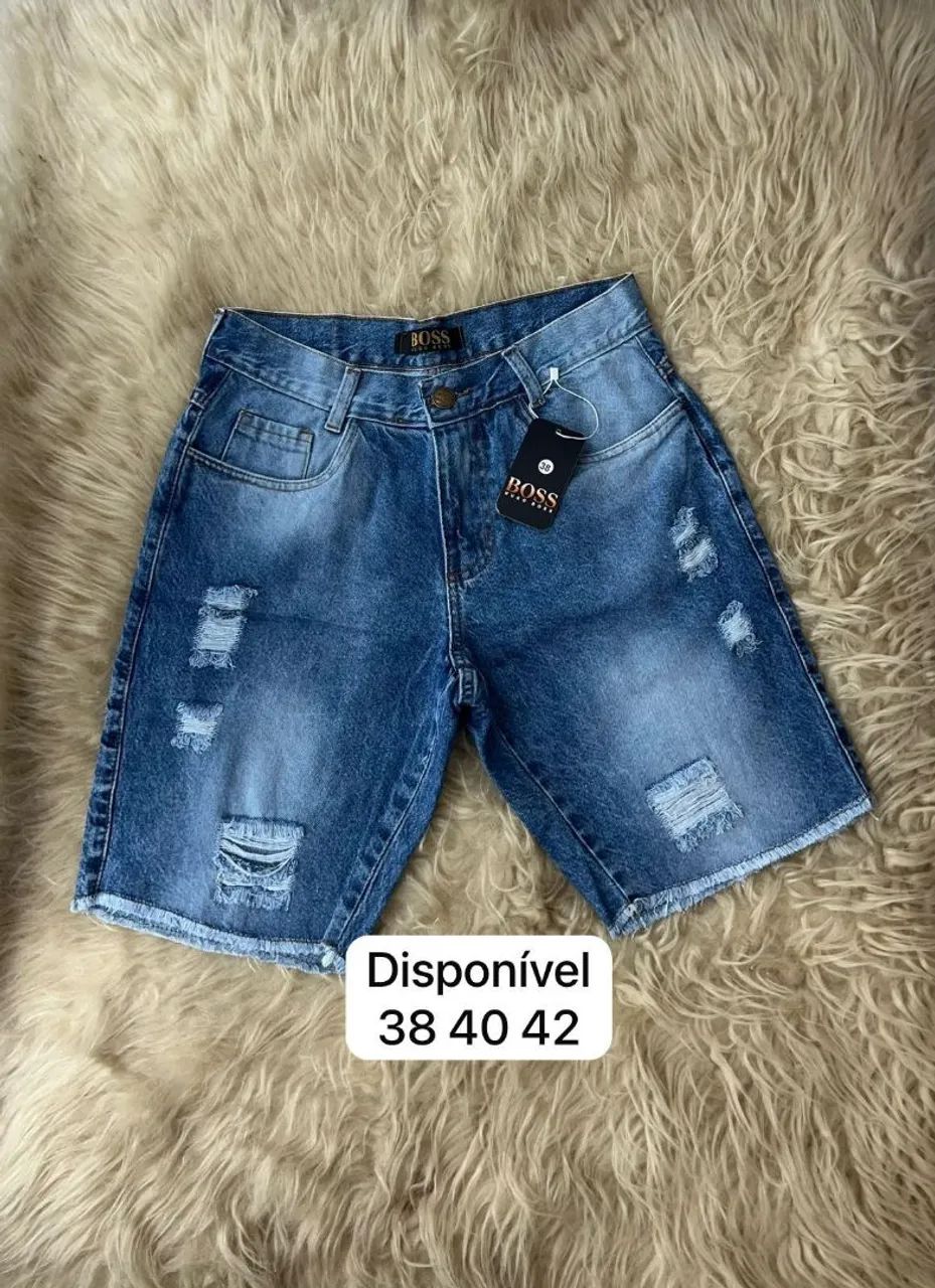 Short Jeans Diesel Masculino - Destruído - Foto 3