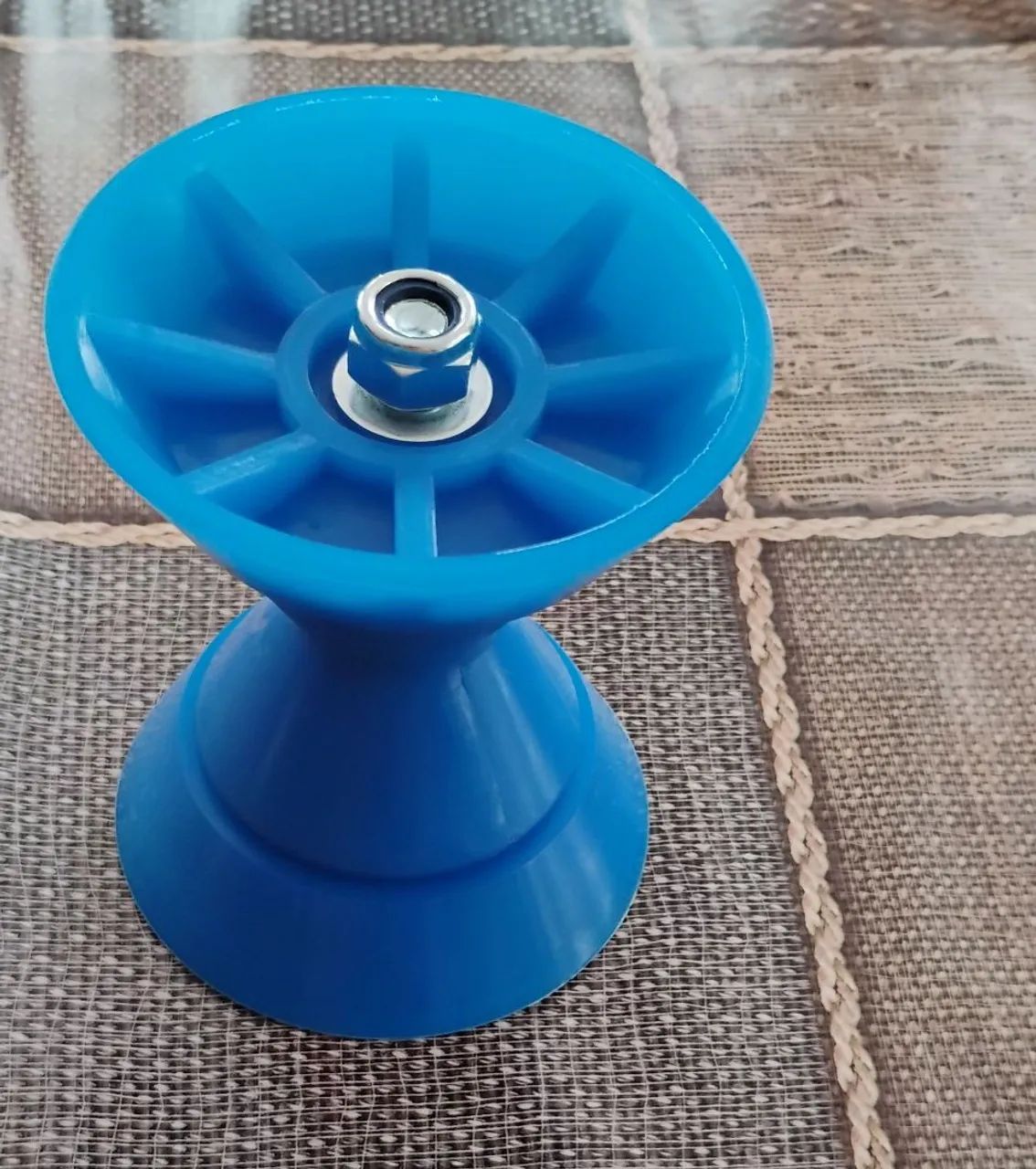 Rolete apoio PVC azul 95 milímetros  - Foto 3