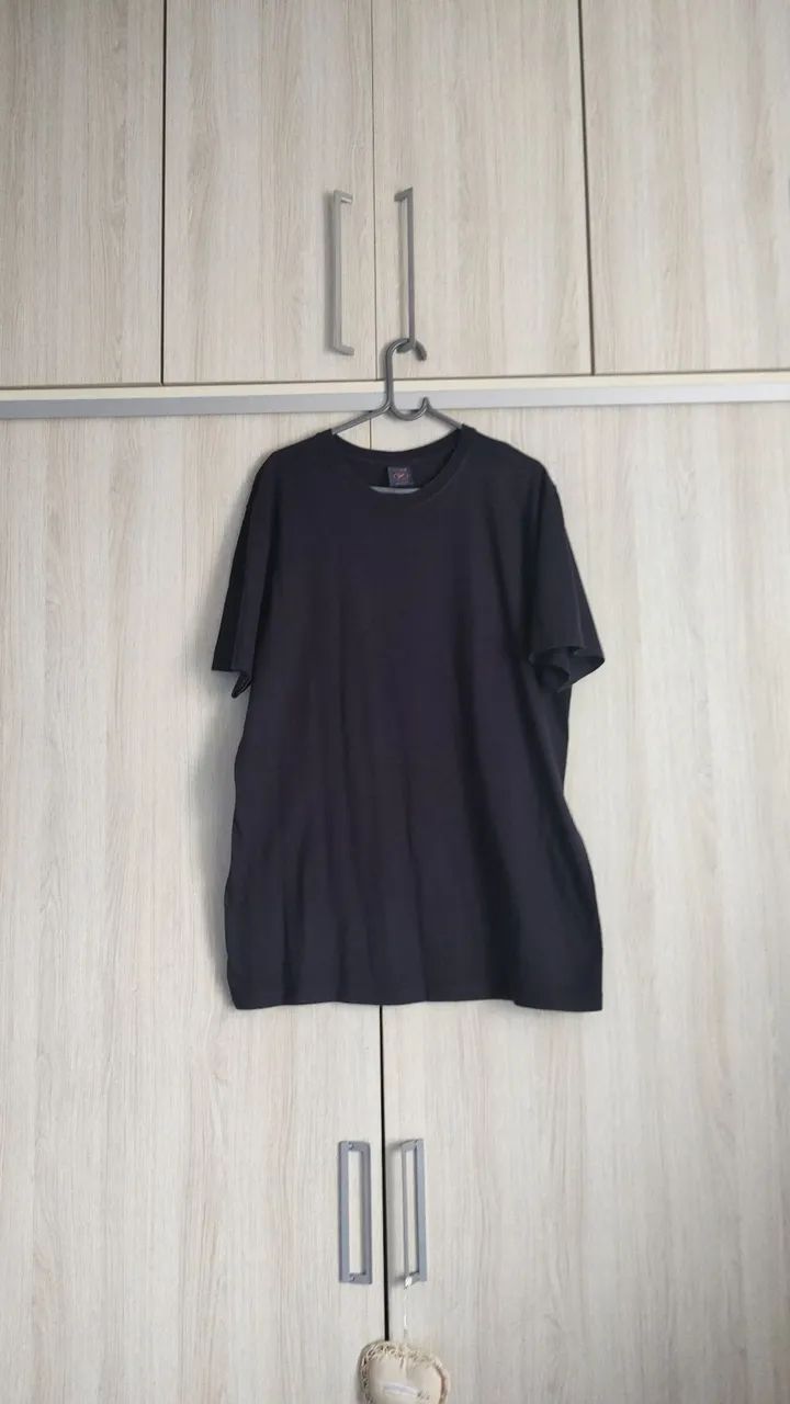 Camiseta Hering Preta Básica - Conforto e Estilo - Foto 2