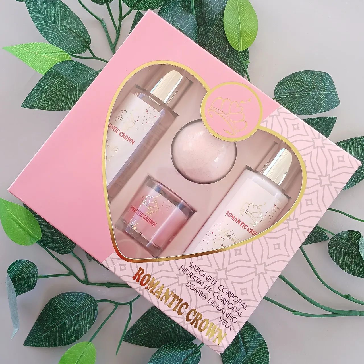 Kit Presente Luxo Romantic Crown - Tenha um SPA em casa 