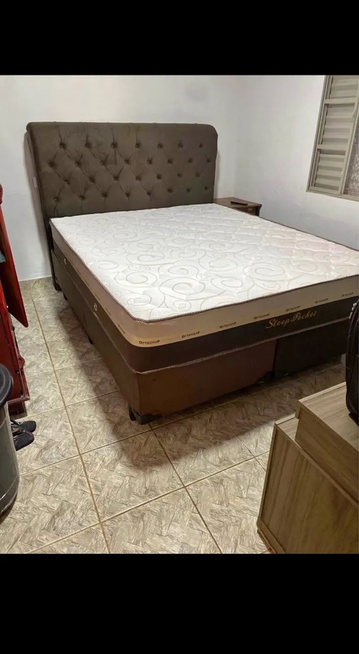 Cama box casal hoje