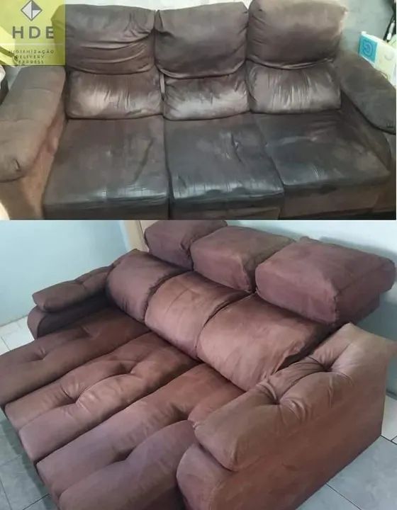 Higienização, impermeabilização e reforma de estofados a domicílio