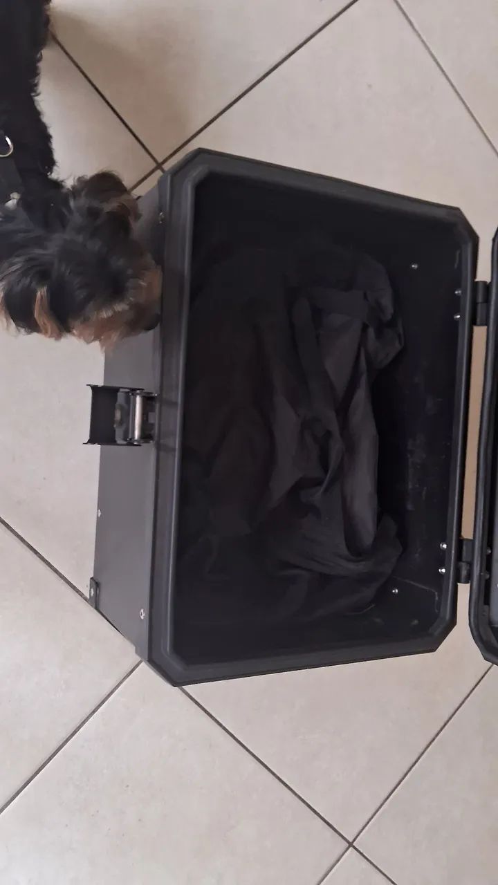 Baú Roncar Super Adventure 48L com a base universal para adaptar no bagageiro  - Foto 3