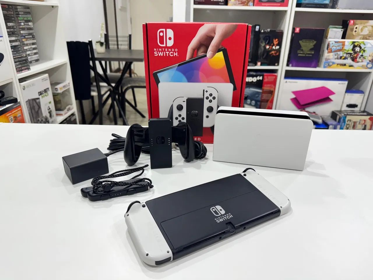Vendo Nintendo Switch Oled 128gb Desbloqueado - Foto 4