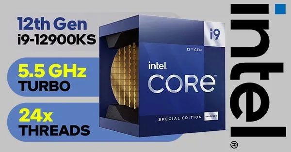 Processador Intel Core i9-12900KS, até 5.5GHz, 16/24 Nucleos, LGA 1700, Novo, Lacrado